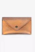Porte cartes cuir - La Voyageuse - Cuivre