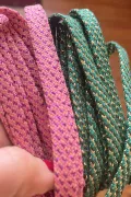 Lacets de chaussures lurex - Lilas