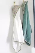 Capes de bain grande taille éponge bouclette douce capuche Liberty made in france Barnabé aime le café