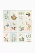 Cartes étapes bébé - set de 12 cartes - de 1 mois  à 1 an