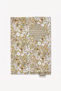 protège carnet de santé Liberty fleurs moutarde Barnabé aime le café made in  france