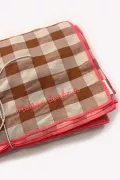 Nappe carreaux vichy - Argile 140 x 250 cm