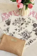 Pochette cuir - Gabrielle - Rose pesca