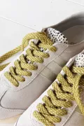 Lacets de chaussures lurex - Tilleul