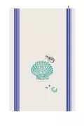 TORCHON DE CUISINE SÉRIGRAPHIÉ - Coquille St Jacques