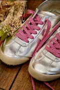 Lacets de chaussures lurex - Lilas