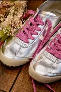 Lacets de chaussures lurex - Lilas