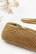 Trousse Lily - Ecaille caramel