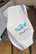 TORCHON DE CUISINE SÉRIGRAPHIÉ - Poisson roi