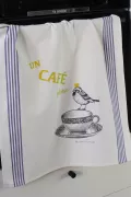 TORCHON DE CUISINE SÉRIGRAPHIÉ - Sérigraphie - café