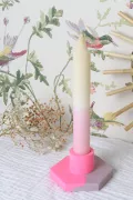 Bougies colorées - Set de 4 pièces - Pink Bubblegum