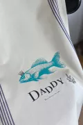 TORCHON DE CUISINE SÉRIGRAPHIÉ - Poisson roi