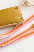 Pochette téléphone Charlie - cuir Safran