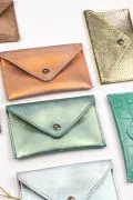 petite maroquinerie cuir fantaisie coloré Barnabé aime le café made in france