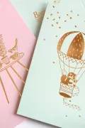 Carte + enveloppe - Montgolfière