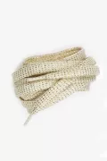 Lacets de chaussures lurex - Avoine