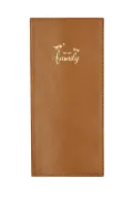 Protège livret de famille - Caramel