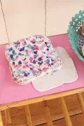 Lingettes lavables coton bio - 7 carrés Lola