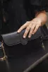 Portefeuille & mini sac cuir - Harold - cuir Noir charbon