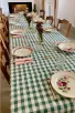 nappe verte carreaux vichy