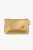 Porte monnaie pailleté - Cannelé doré
