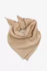 lange double gaze de coton beige broderie doré Barnabé aime le café