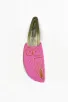 Barrette clic-clac cuir - Hibou Bubble Gum