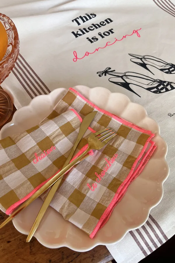 Serviette de Table moutarde - Le chouchou