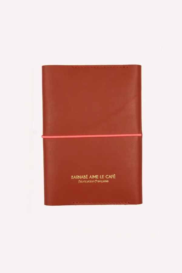 Carnet cuir - Le pocket - Tomette