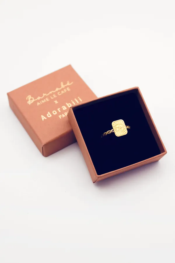 Collab Adorabili - Bague Mystic - trèfle