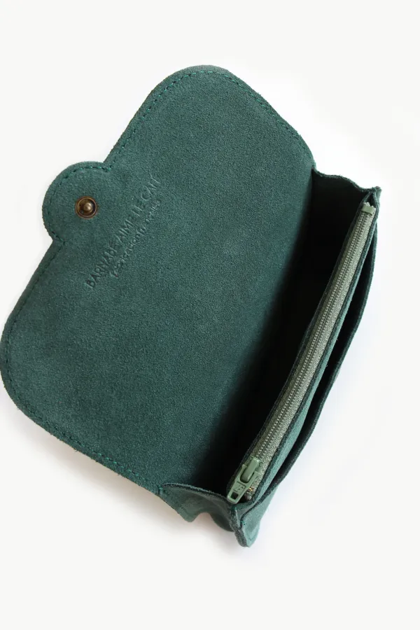 Portefeuille femme - Pipa - vert cyprès