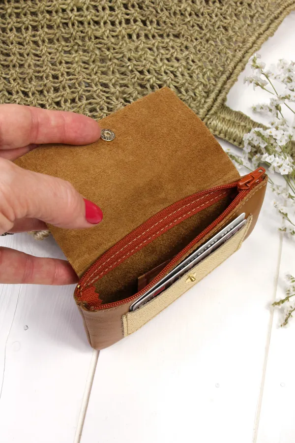 Porte monnaie - Mon essentiel - Caramel