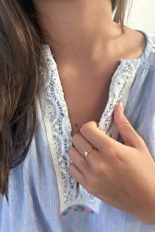 Collab Adorabili - Bague ajustable Mésange