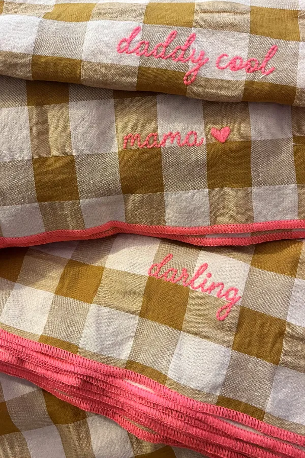 Serviette de Table moutarde - Mama