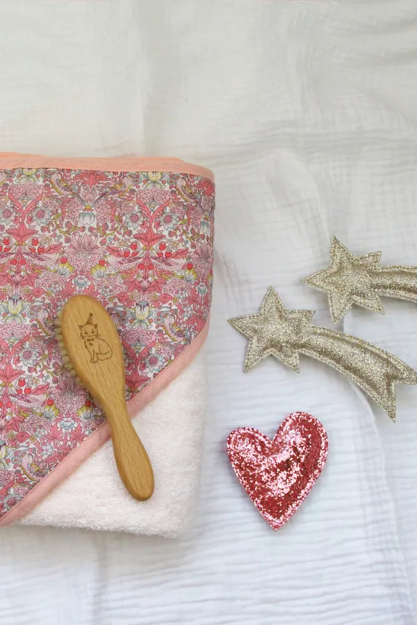 Déco  paillettes - Coeur rose