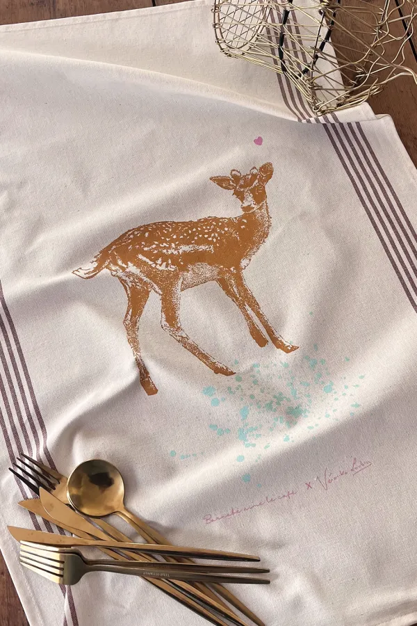 SET DE 3 TORCHONS DE CUISINE - Barnabé X Veronika Loubry