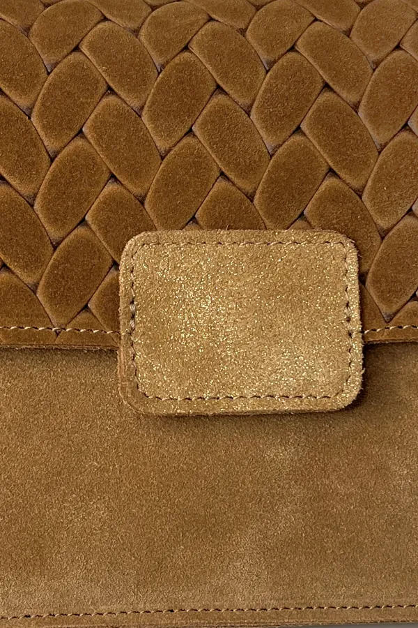Sac Madeleine - Tressé Caramel
