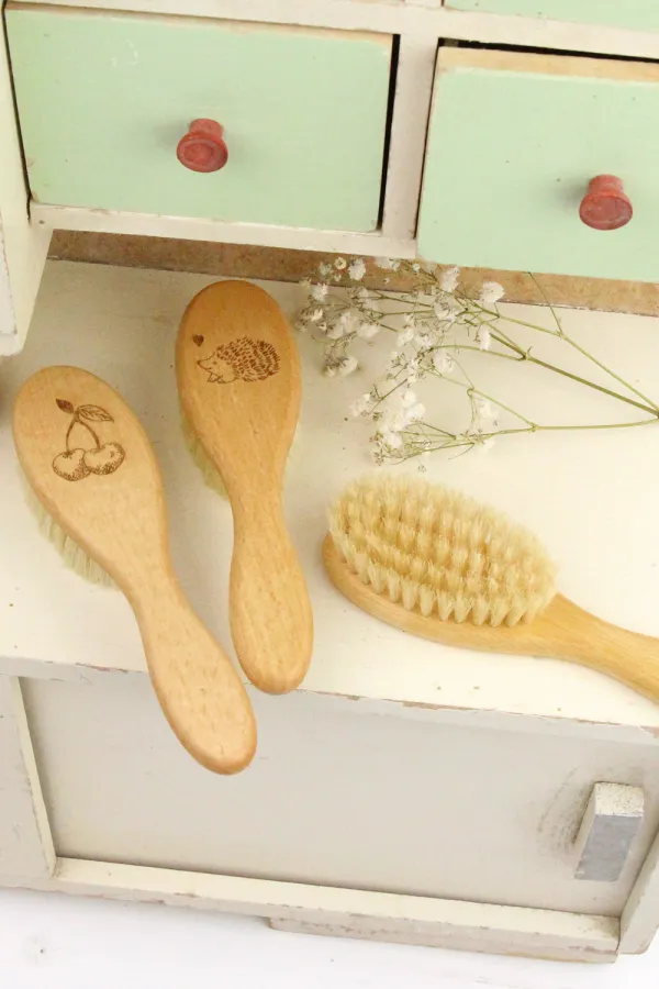 Brosse à cheveux bébé - Hérisson