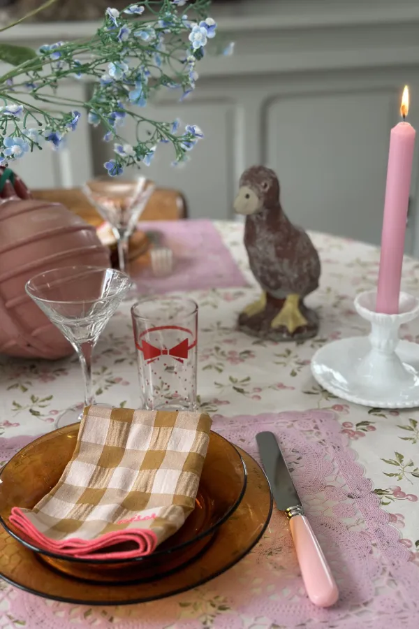 Serviette de Table moutarde - Trésor