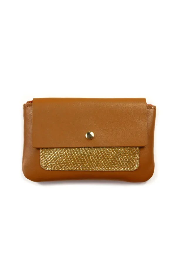 Porte monnaie - Mon essentiel - Caramel
