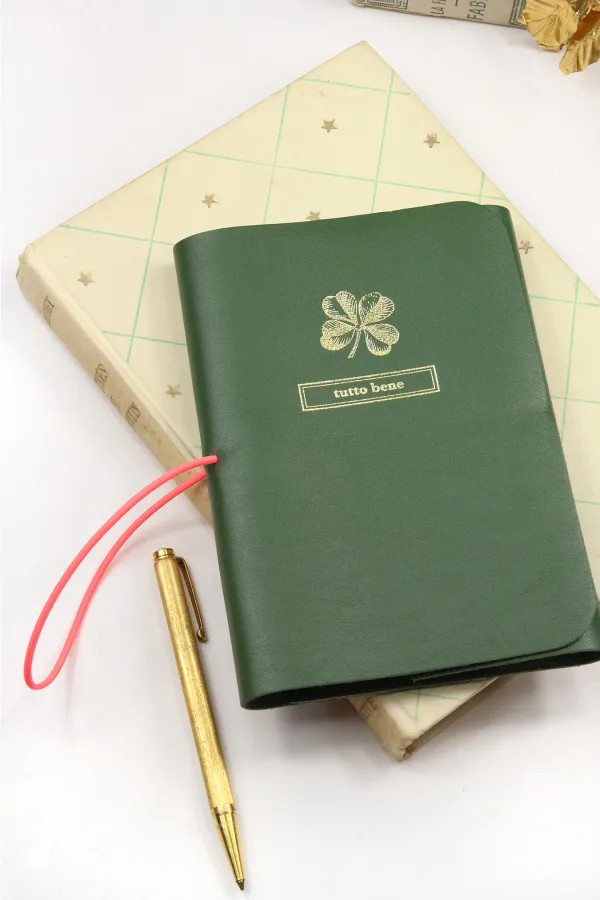 Carnet cuir - Le pocket - Agave