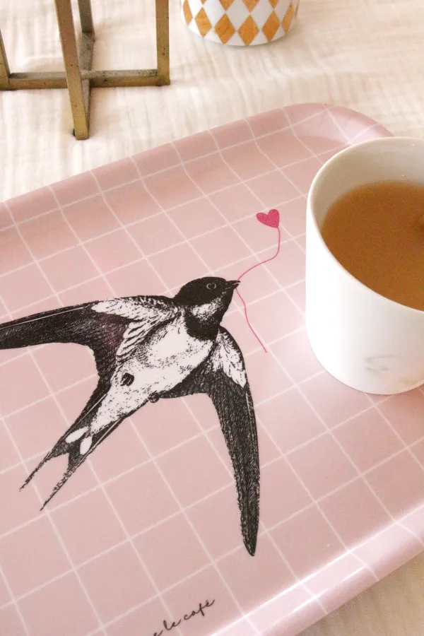 Plateau en bois de bouleau - Hirondelle