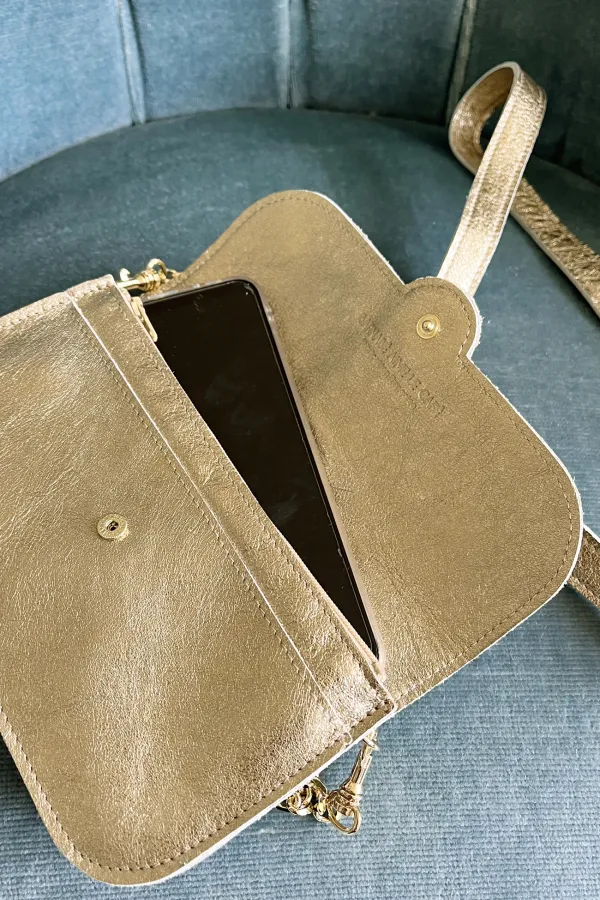 Portefeuille & sac - Harold - Poudre d'or