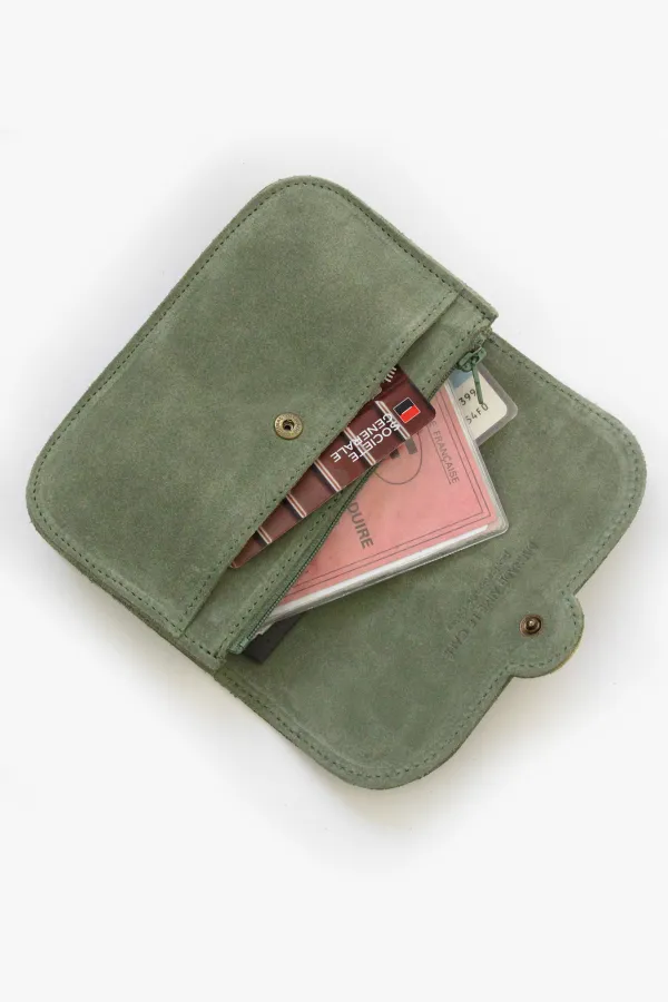 Portefeuille femme - Pipa - Panthère émeraude