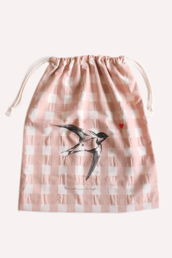 L'irrésistible pochon - Macaron - Hirondelle