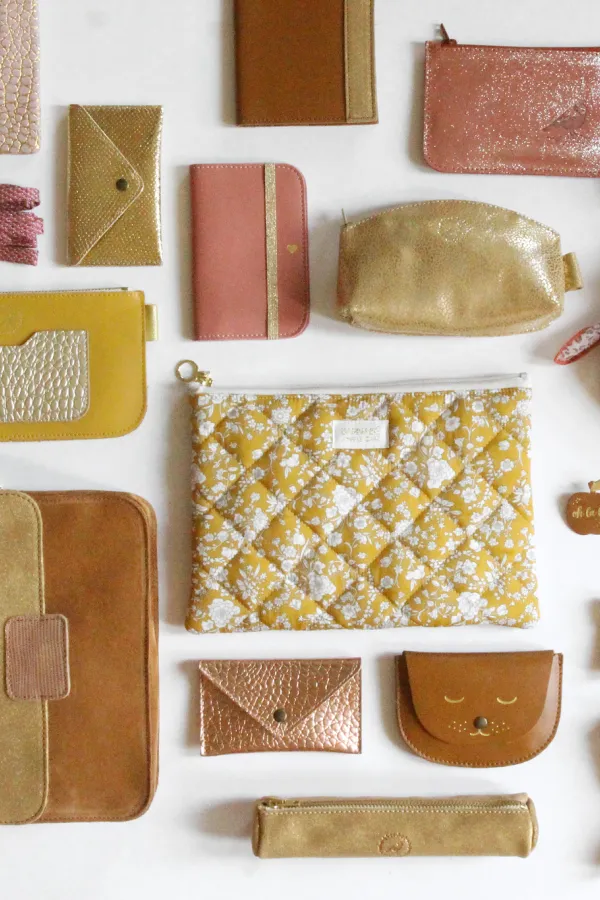 Etui papiers voiture cuir - Sugar