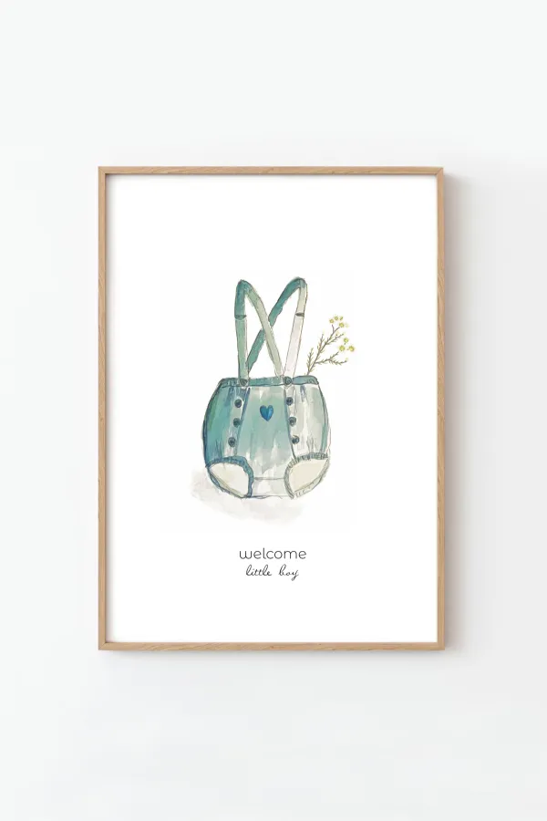 Carte postale - Welcome little boy