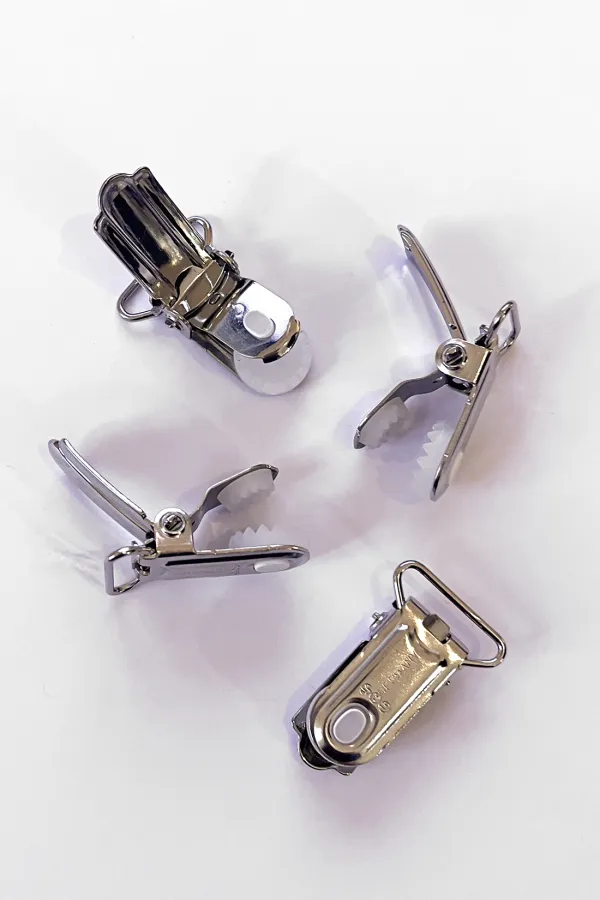 Lot de 10 pinces bretelle - 18 mm