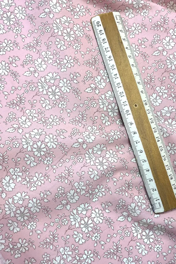 Coupons de tissu Liberty - Capel rose clair - 60 x 100 cm