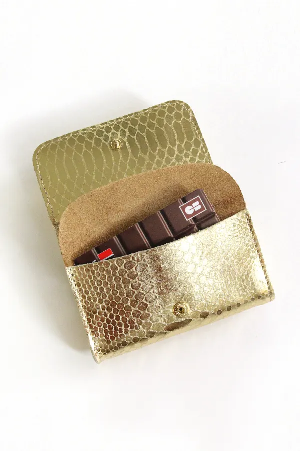 kate compact cuir fantaisie doré barnabé aime le café